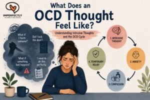 Read more about the article What Does an OCD Thought Feel Like? Understanding Intrusive Thoughts and the OCD Cycle